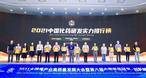 2021中国药品研发实力排行榜 重磅发布